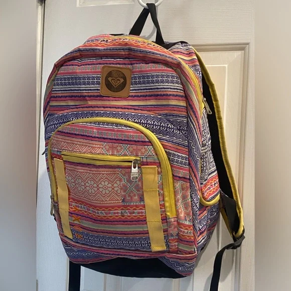 NWT Roxy backpack with laptop pocket Roxy | Bags | Nwt Roxy Laptop Brown Backpack | Poshmark main image 2